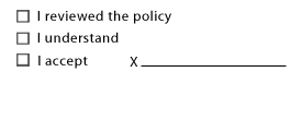 Policy Magic Signature